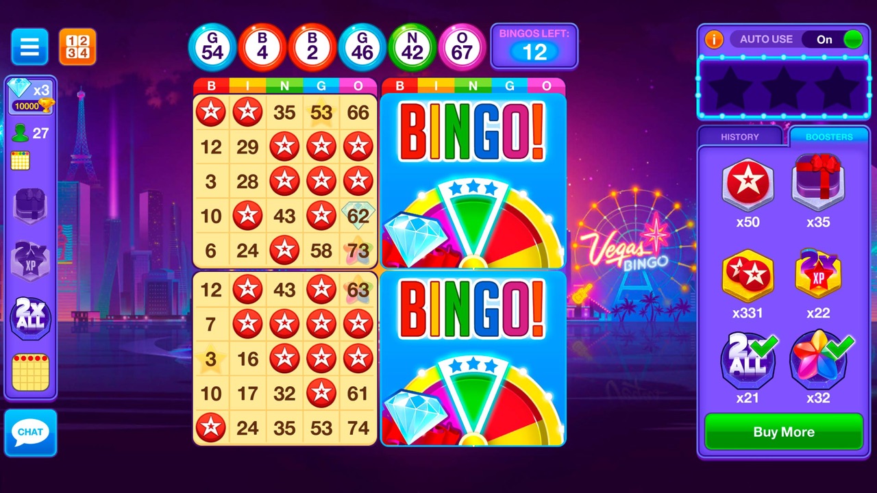 Bingo Star — power-ups and bonus rewards on a bingo card