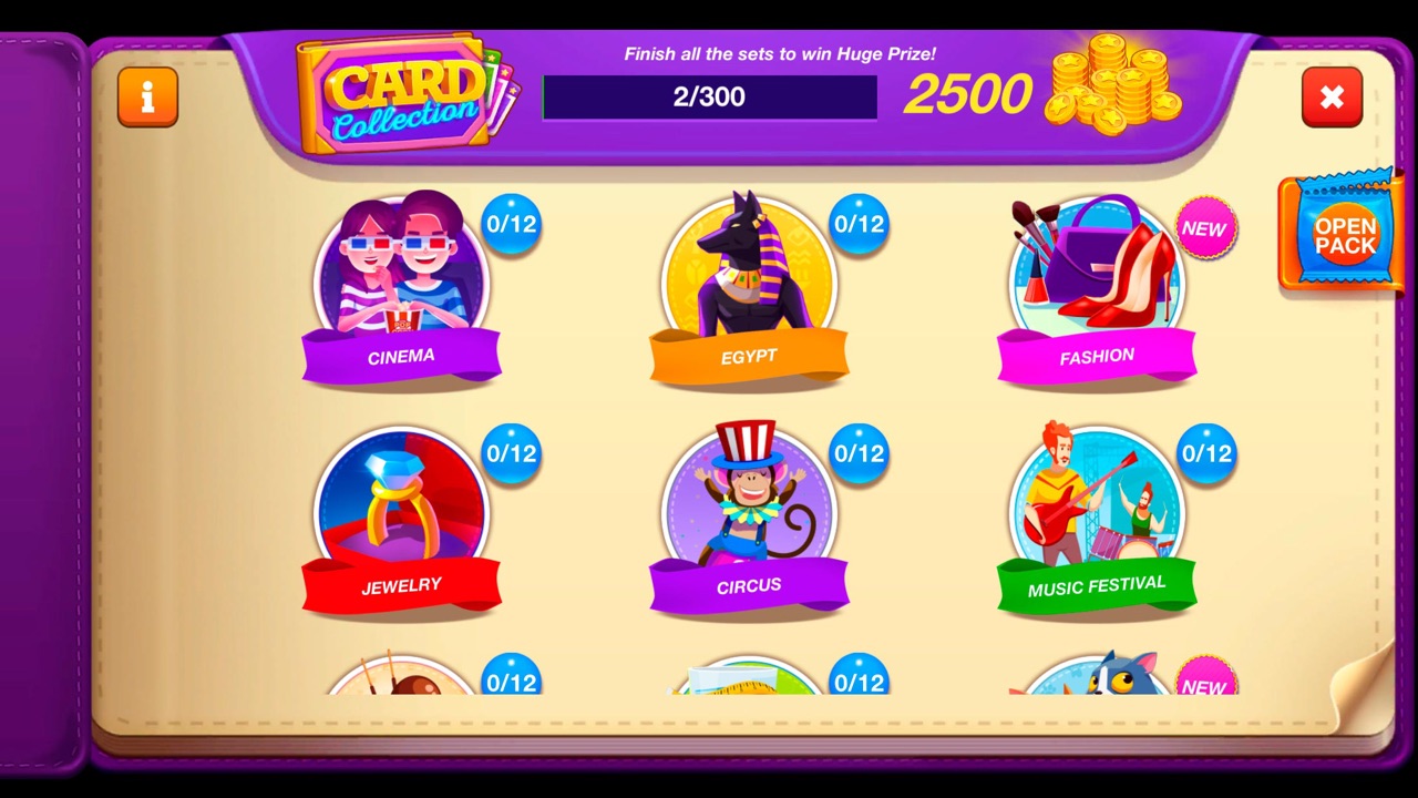 Bingo Star — themed bingo room with collectibles