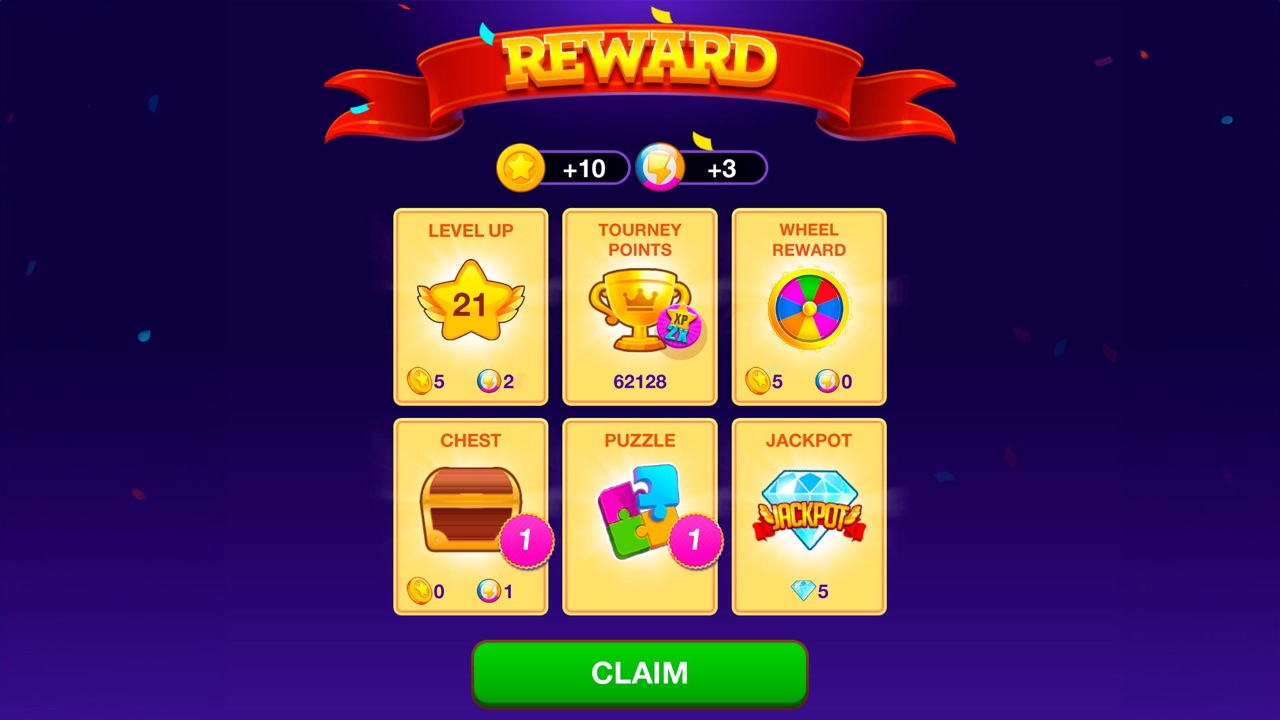 Bingo Star — daily mission progress and rewards